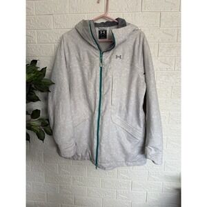 Under Armour Cold Gear Infrared Women's Storm Snow Coat Gray Size L